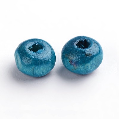 Dyed Natural Wood Beads WOOD-S614-8-LF-1