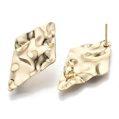 Brass Stud Earring Findings X-KK-N232-99-NF-1