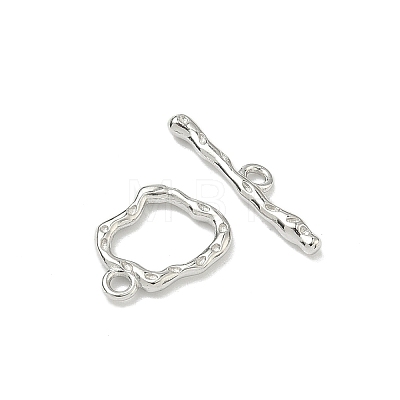 925 Sterling Silver Toggle Clasps STER-A051-01A-P-1