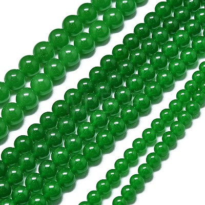 Natural Malaysia Jade Beads Strands G-L645-C01-4mm-17-1
