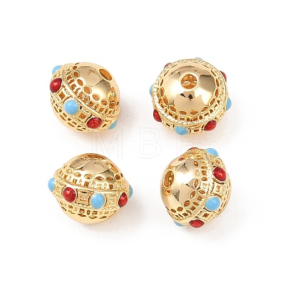 Brass Beads KK-H524-10G-1