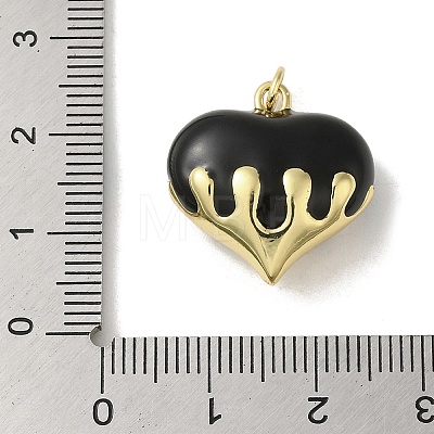 Rack Plating Brass Enamel Pendants KK-S366-05G-03-1