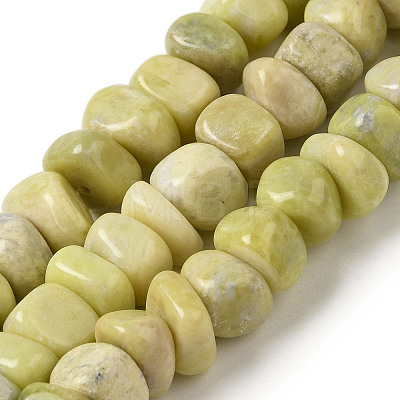 Natural Lemon Jade Beads Strands G-B078-G03-01-1