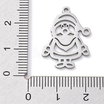 Christmas Theme Anti-Tarnish 304 Stainless Steel Pendants LS-STAS-R003-04P-02-1