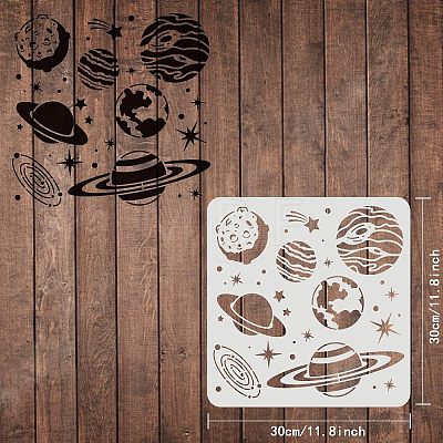 Plastic Reusable Drawing Painting Stencils Templates DIY-WH0172-383-1