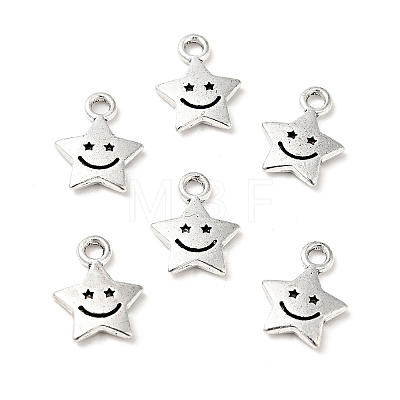 Tibetan Style Alloy Charms FIND-C010-01AS-1