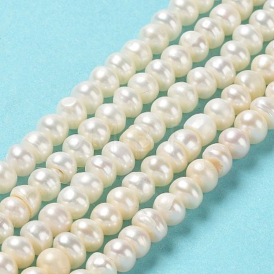 Natural Cultured Freshwater Pearl Beads Strands PEAR-J007-61-1