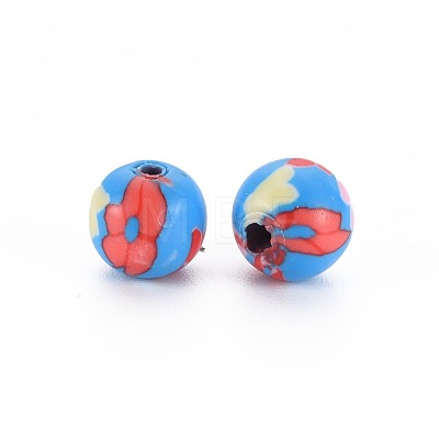 Handmade Polymer Clay Beads CLAY-N008-055A-10-1