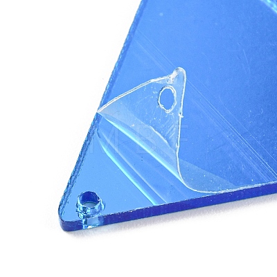 Triangle Acrylic Mirror Sew on Rhinestones MACR-G065-02A-03-1