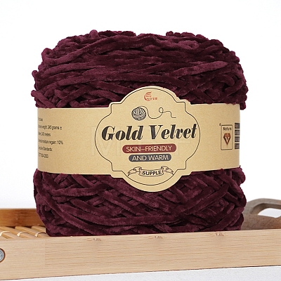 Wool and Velvet Yarn PW-WG6424A-35-1