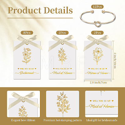 12Pcs Knot Iron Torque Bangles for Women BJEW-JOY0001-09A-1