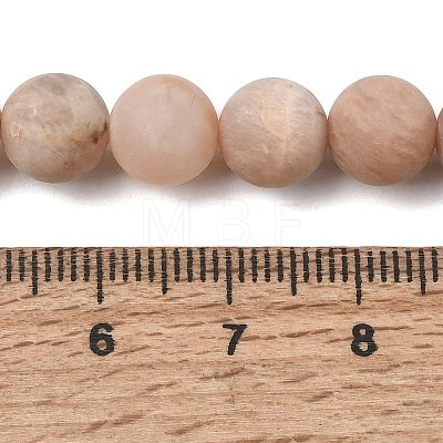 Natural Sunstone Beads Strands G-J372-05-8mm-A-1