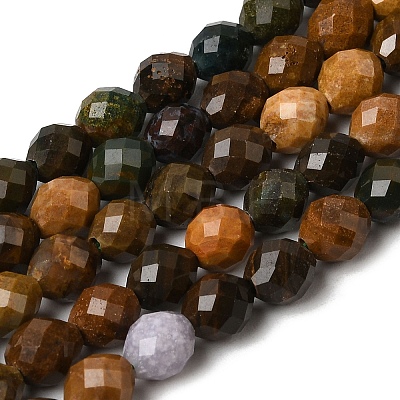 Natural Ocean Jasper Beads Strands G-K376-F17-01-1