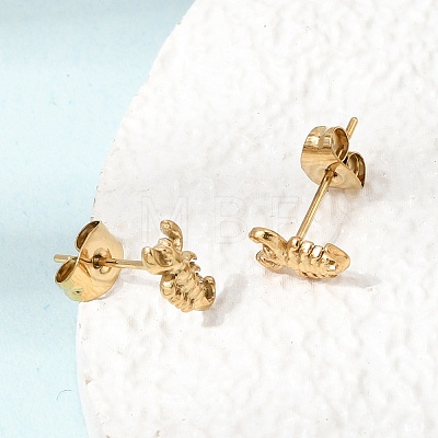 304 Stainless Steel Stud Earrings SA-CBABF3F-14G-04-1