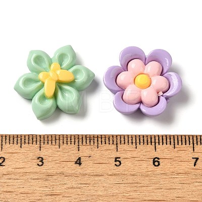 Opaque Resin Decoden Cabochons RESI-M041-01-1
