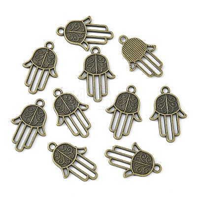 Tibetan Style Alloy Pendants TIBEP-23356-AB-NR-1