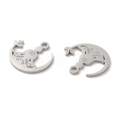 304 Stainless Steel Charms STAS-J042-30P-1