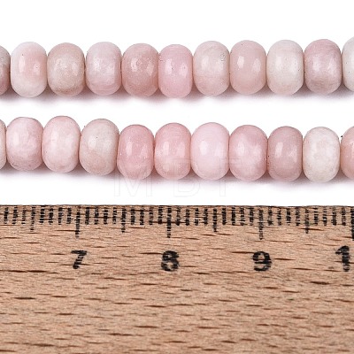 Natural Pink Opal Beads Strands G-L647-D13-4x6mm-01-1