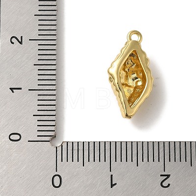 Rack Plating Brass Pendants KK-A229-11G-1