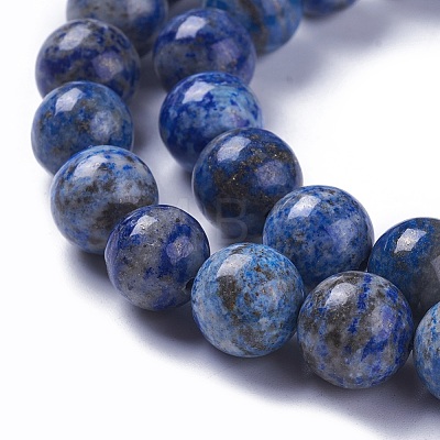 Natural Lapis Lazuli Beads Strands G-E483-17-10mm-1