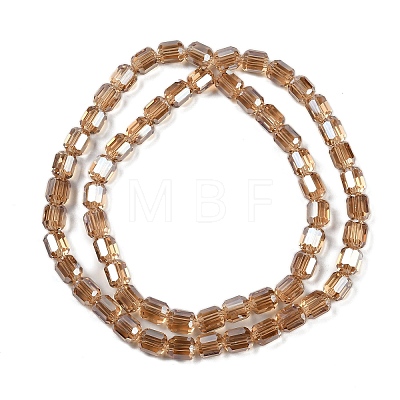 Electroplate Glass Beads Strands GLAA-G112-07-1