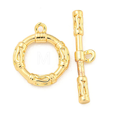 Brass Toggle Clasps KK-A223-14G-1