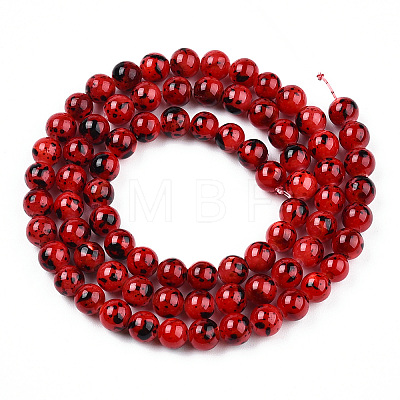 Drawbench Style Dyed Natural Freshwater Shell Beads Strands SHEL-T019-01E-1