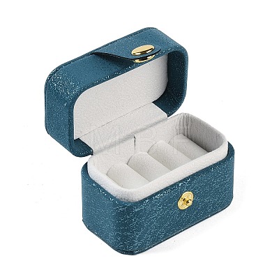 Imitation Leather Ring Organizer Storage Cases CON-G023-11A-1