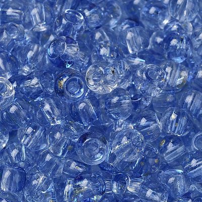 Transparent Colours Glass Round Beads SEED-F006-05A-06-1