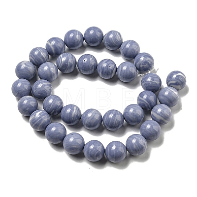 Synthetic Blue Lace Agate Beads Strands G-B071-F02-04-1