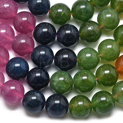 Natural Malaysia Jade Beads Strands G-L645-C01-14mm-11-1