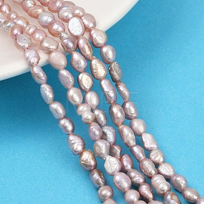 Natural Cultured Freshwater Pearl Beads Strands PEAR-P064-20G-01B-1