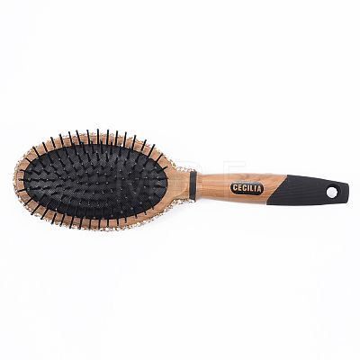 Wood Hair Brush OHAR-G004-A05-1