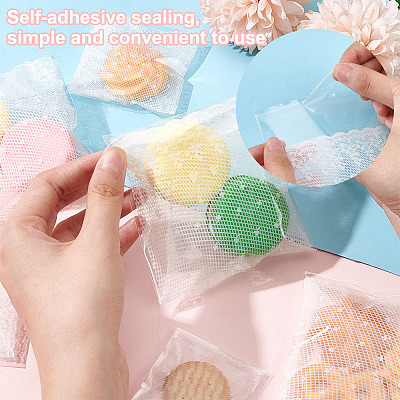 OPP Cellophane Self-Adhesive Cookie Bags OPP-WH0008-04C-1