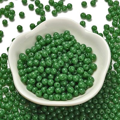 Opaque Colours Glass Seed Beads SEED-C001-02B-10-1