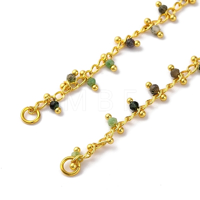 Brass Cable Chain Necklace Making KK-K337-12G-01-1