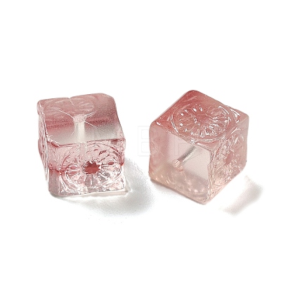 Transparent Glass Beads GLAA-D025-02H-1