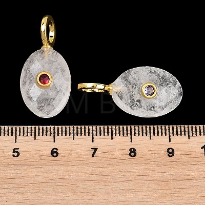 Natural Quartz Crystal Pendants G-F837-05A-1