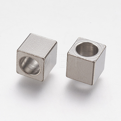 Tarnish Resistant 201 Stainless Steel European Beads STAS-F195-106P-1