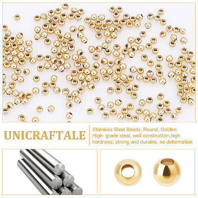 Unicraftale 304 Stainless Steel Beads STAS-UN0043-04-1