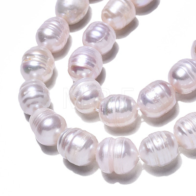 Natural Cultured Freshwater Pearl Beads Strands PEAR-N012-09B-1