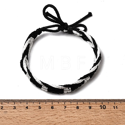 Adjustable Cotton Cord Braided Friendship Bracelets FB-CBA27E8-01A-1