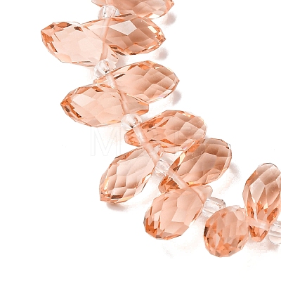 Crystal Glass Beads Strands GLAA-D033-38-1