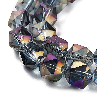 Electroplate Glass Beads Strands EGLA-P057-01A-FR05-1