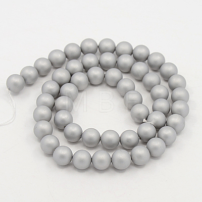 Shell Pearl Beads Strands BSHE-H014-04-1
