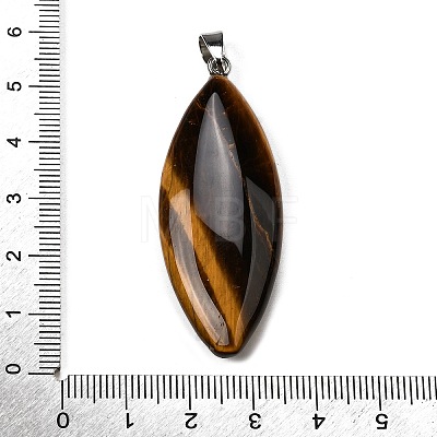 Natural Tiger Eye Big Pendants G-F820-06I-1