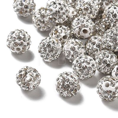 Pave Disco Ball Beads RB-A130-10mm-9-1