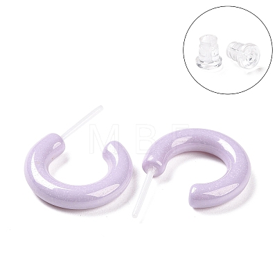 Hypoallergenic Bioceramics Zirconia Ceramic Ring Stud Earrings EJEW-Z023-02E-1