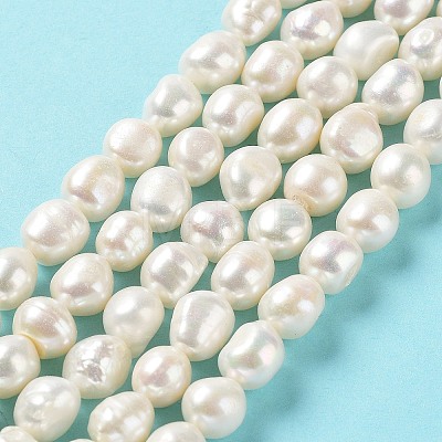Natural Cultured Freshwater Pearl Beads Strands PEAR-Z002-15-1