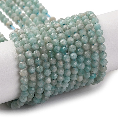 Natural Amazonite Beads Strands G-A235-A04-01-1